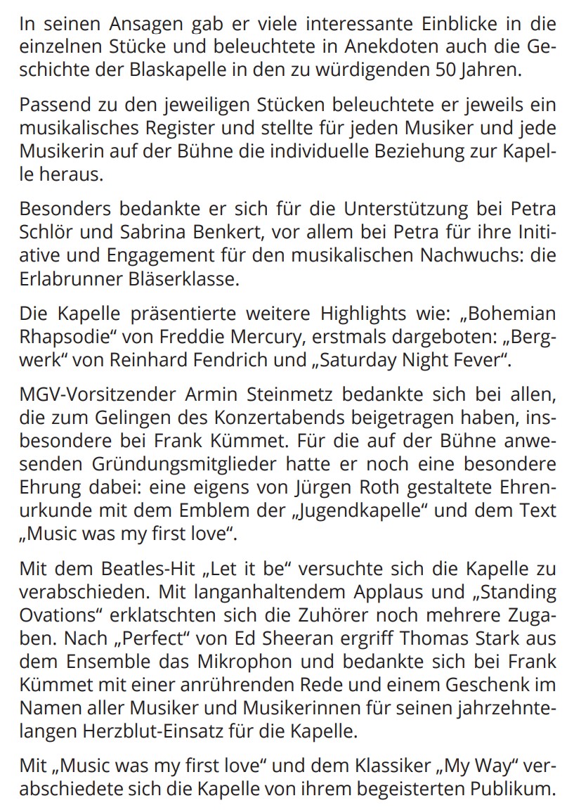 Infoblatt Erlabrunn 50 Jahre Blaskapelle groß 2